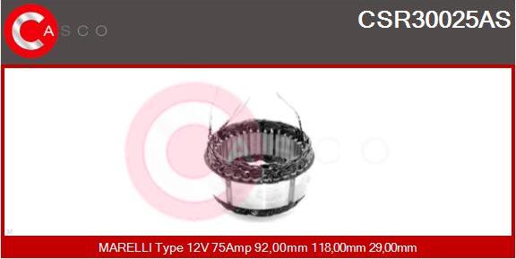 Casco CSR30025AS - Stators, Ģenerators autodraugiem.lv