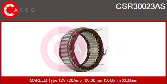 Casco CSR30023AS - Stators, Ģenerators autodraugiem.lv