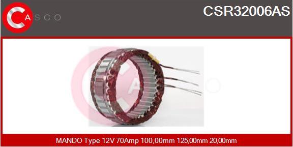 Casco CSR32006AS - Stators, Ģenerators autodraugiem.lv