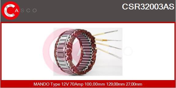 Casco CSR32003AS - Stators, Ģenerators autodraugiem.lv