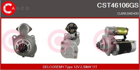 Casco CST46106GS - Starteris autodraugiem.lv