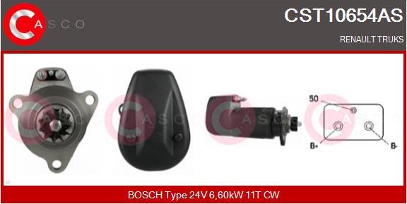 Casco CST10654AS - Starteris autodraugiem.lv