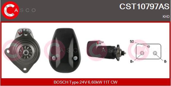 Casco CST10797AS - Starteris autodraugiem.lv
