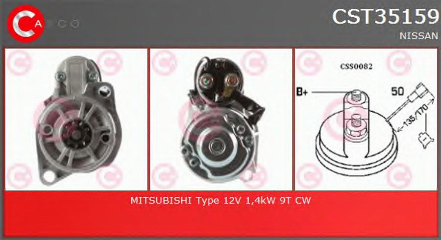 Casco CST35159 - Starteris autodraugiem.lv