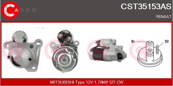 Casco CST35153AS - Starteris autodraugiem.lv