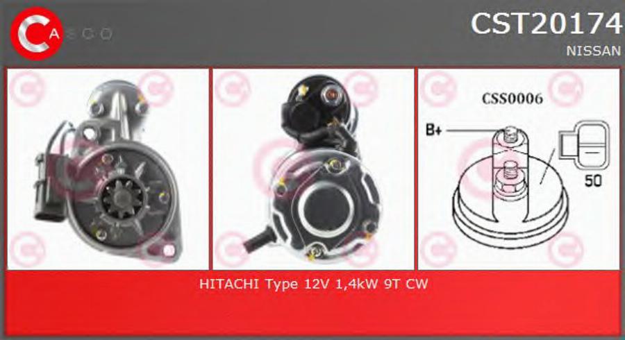 Casco CST20174 - Starteris autodraugiem.lv