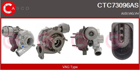 Casco CTC73096AS - Kompresors, Turbopūte autodraugiem.lv