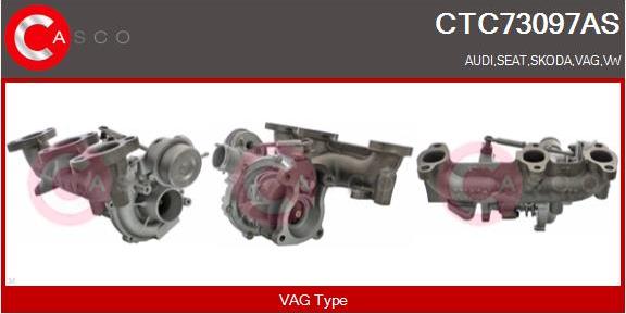Casco CTC73097AS - Kompresors, Turbopūte autodraugiem.lv