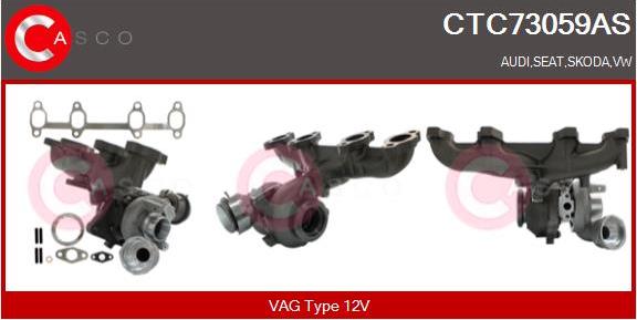 Casco CTC73059AS - Kompresors, Turbopūte autodraugiem.lv