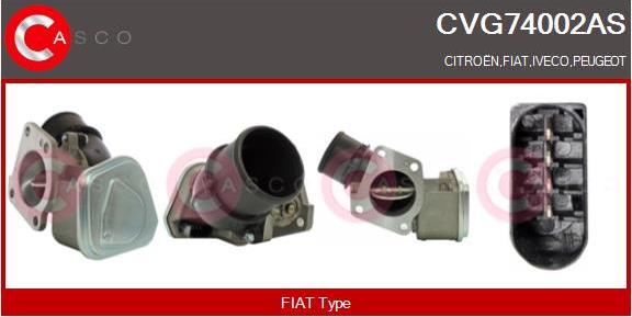Casco CVG74002AS - Izpl. gāzu recirkulācijas vārsts autodraugiem.lv
