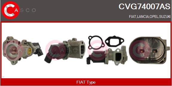 Casco CVG74007AS - Izpl. gāzu recirkulācijas vārsts autodraugiem.lv