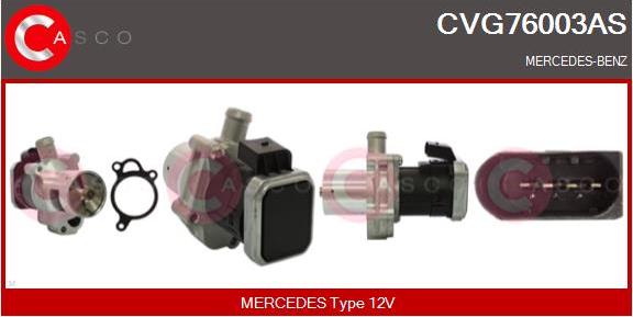 Casco CVG76003AS - Izpl. gāzu recirkulācijas vārsts autodraugiem.lv