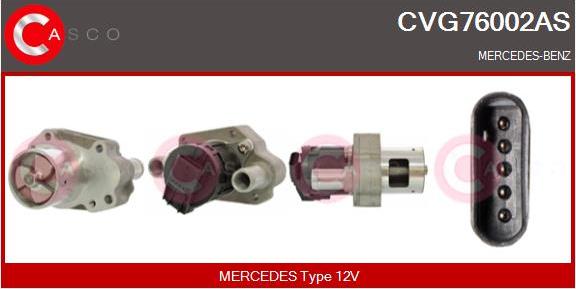 Casco CVG76002AS - Izpl. gāzu recirkulācijas vārsts autodraugiem.lv