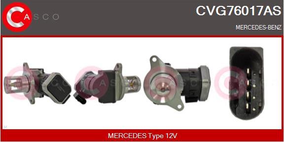 Casco CVG76017AS - Izpl. gāzu recirkulācijas vārsts autodraugiem.lv