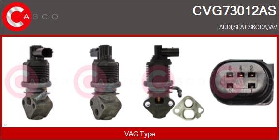 Casco CVG73012AS - Izpl. gāzu recirkulācijas vārsts autodraugiem.lv