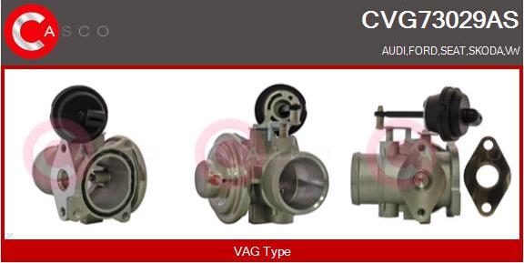 Casco CVG73029AS - Izpl. gāzu recirkulācijas vārsts autodraugiem.lv