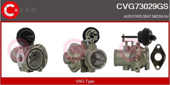 Casco CVG73029GS - Izpl. gāzu recirkulācijas vārsts autodraugiem.lv