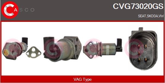 Casco CVG73020GS - Izpl. gāzu recirkulācijas vārsts autodraugiem.lv