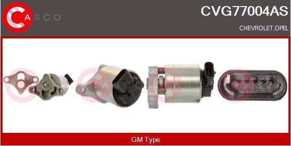 Casco CVG77004AS - Izpl. gāzu recirkulācijas vārsts autodraugiem.lv