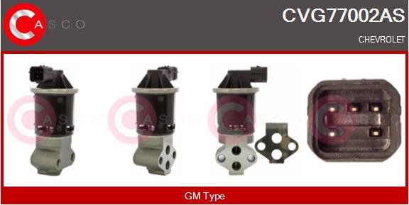Casco CVG77002AS - Izpl. gāzu recirkulācijas vārsts autodraugiem.lv