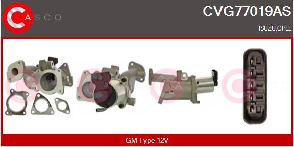 Casco CVG77019AS - Izpl. gāzu recirkulācijas vārsts autodraugiem.lv