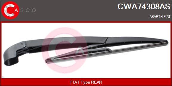 Casco CWA74308AS - Stikla tīrītāja svira, Stiklu tīrīšanas sistēma autodraugiem.lv