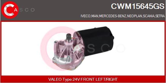 Casco CWM15645GS - Stikla tīrītāju motors autodraugiem.lv