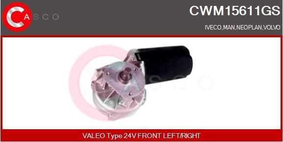 Casco CWM15611GS - Stikla tīrītāju motors autodraugiem.lv