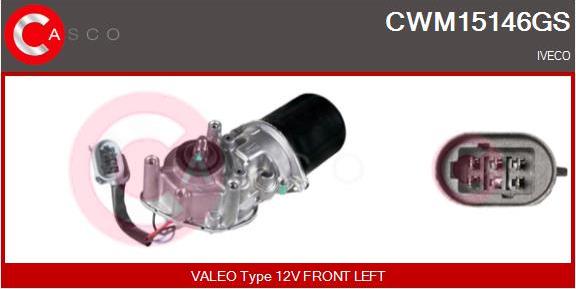 Casco CWM15146GS - Stikla tīrītāju motors autodraugiem.lv