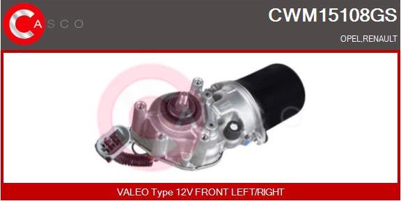 Casco CWM15108GS - Stikla tīrītāju motors autodraugiem.lv