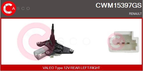 Casco CWM15397GS - Stikla tīrītāju motors autodraugiem.lv
