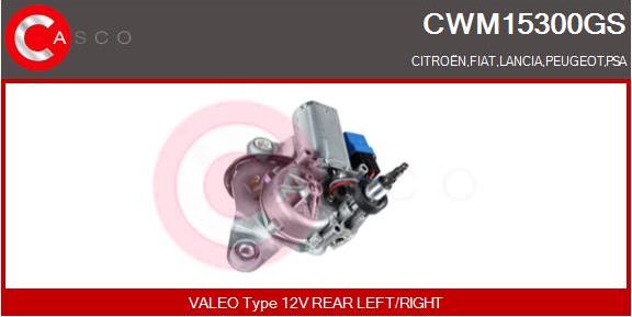 Casco CWM15300GS - Stikla tīrītāju motors autodraugiem.lv