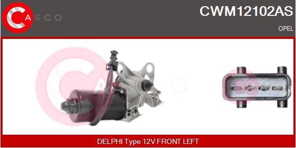 Casco CWM12102AS - Stikla tīrītāju motors autodraugiem.lv