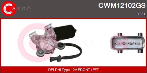 Casco CWM12102GS - Stikla tīrītāju motors autodraugiem.lv