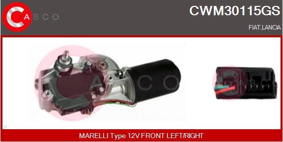 Casco CWM30115GS - Stikla tīrītāju motors autodraugiem.lv