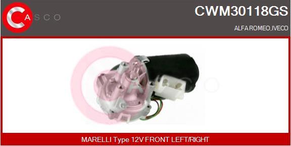 Casco CWM30118GS - Stikla tīrītāju motors autodraugiem.lv