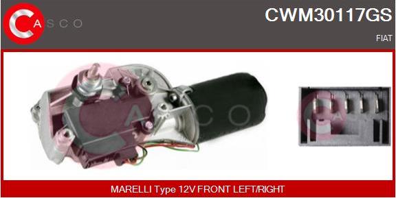 Casco CWM30117GS - Stikla tīrītāju motors autodraugiem.lv