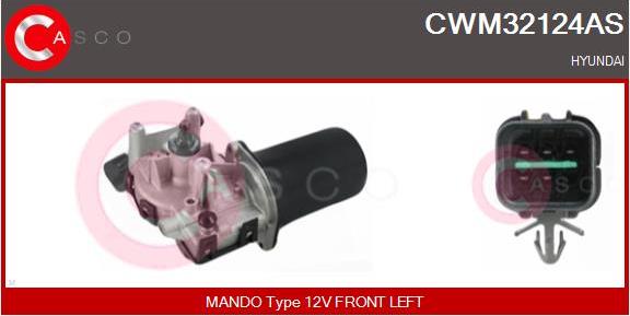 Casco CWM32124AS - Stikla tīrītāju motors autodraugiem.lv