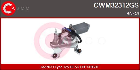 Casco CWM32312GS - Stikla tīrītāju motors autodraugiem.lv