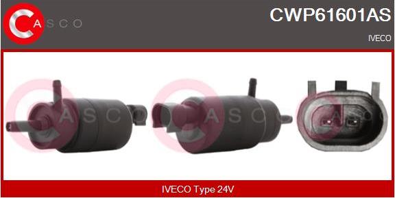 Casco CWP61601AS - Ūdenssūknis, Stiklu tīrīšanas sistēma autodraugiem.lv