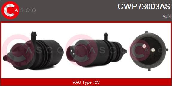 Casco CWP73003AS - Ūdenssūknis, Stiklu tīrīšanas sistēma autodraugiem.lv