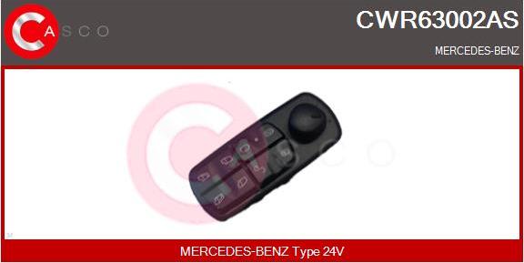 Casco CWR63002AS - Slēdzis, Stikla pacēlājmehānisms autodraugiem.lv
