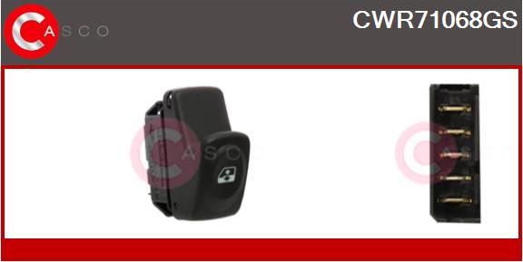 Casco CWR71068GS - Slēdzis, Stikla pacēlājmehānisms autodraugiem.lv