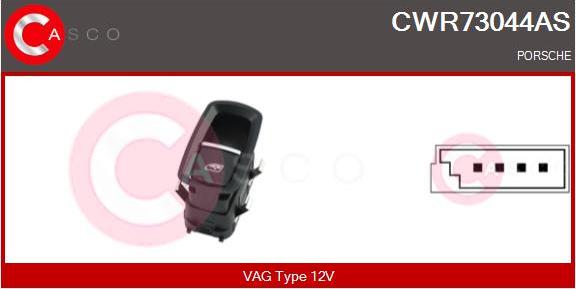 Casco CWR73044AS - Slēdzis, Stikla pacēlājmehānisms autodraugiem.lv