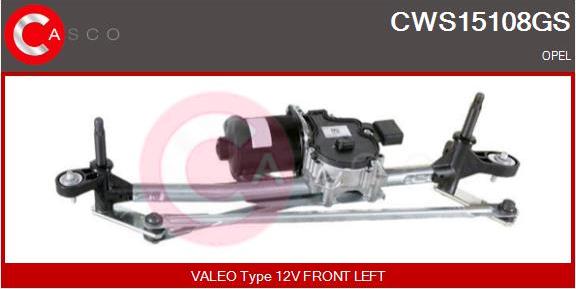 Casco CWS15108GS - Stiklu tīrīšanas sistēma autodraugiem.lv