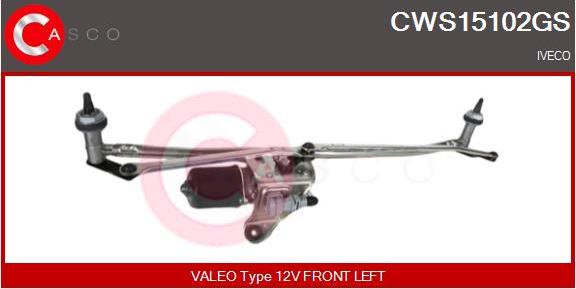 Casco CWS15102GS - Stiklu tīrīšanas sistēma autodraugiem.lv