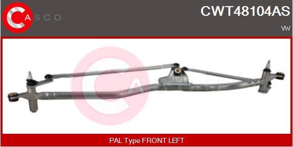 Casco CWT48104AS - Stiklu tīrītāja sviru un stiepņu sistēma autodraugiem.lv