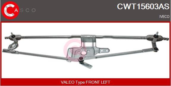 Casco CWT15603AS - Stiklu tīrītāja sviru un stiepņu sistēma autodraugiem.lv