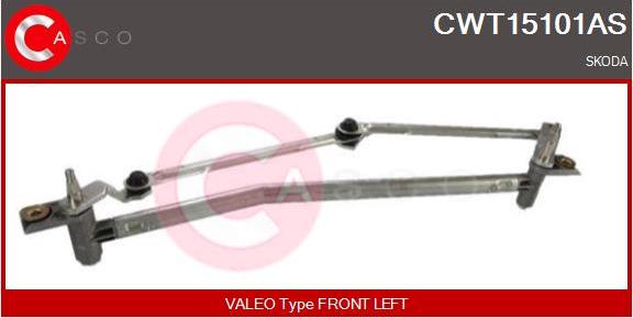 Casco CWT15101AS - Stiklu tīrītāja sviru un stiepņu sistēma autodraugiem.lv