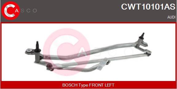 Casco CWT10101AS - Stiklu tīrītāja sviru un stiepņu sistēma autodraugiem.lv